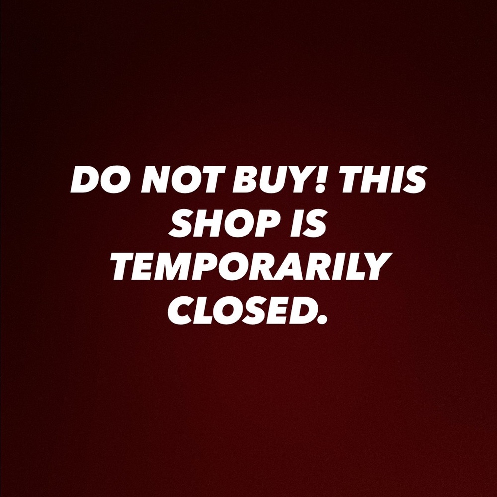 Shop Closed Notice Sign